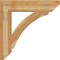 Ekena Millwork Thorton Slat Rough Sawn Bracket, Western Red Cedar, 6"W x 32"D x 32"H BKT06X32X32THR06RWR - alternate 4